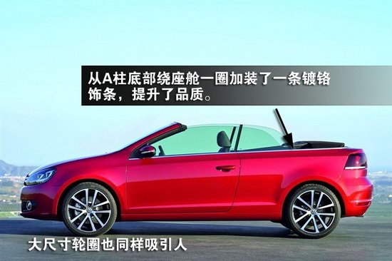 与EOS一起通吃敞篷市场  全新高尔夫敞篷图解