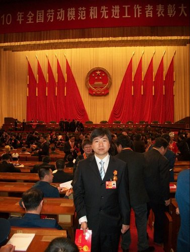 福田汽车蒙派克汽车厂工段长 艾建龙高清图片