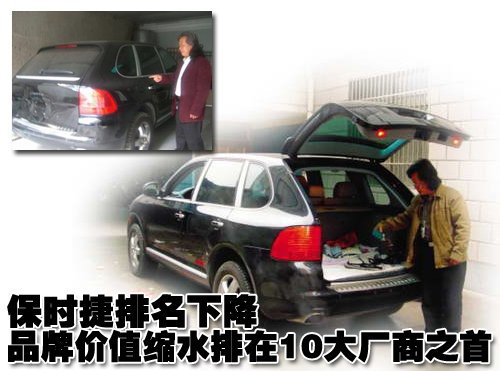 2010年汽车10大品牌排名 保时捷缩水30%