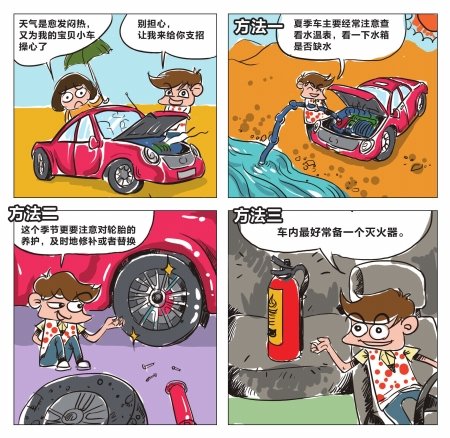 专家支招夏季安全用车