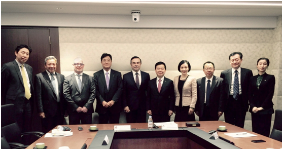 广汽集团董事长曾庆洪造访三菱汽车