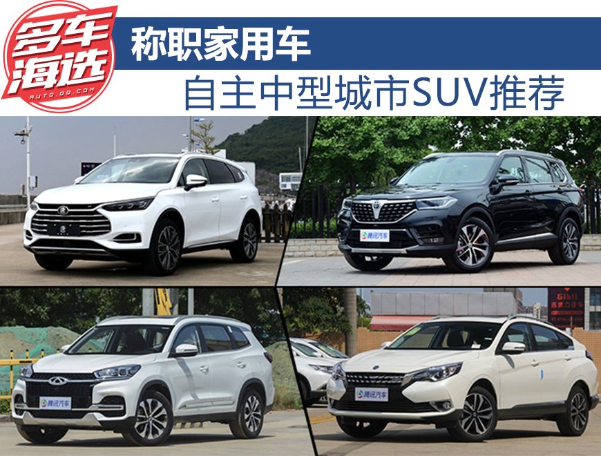 称职家用车 自主中型城市SUV推荐