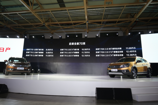 启辰品牌六周年成果丰硕，全新70系品质上市