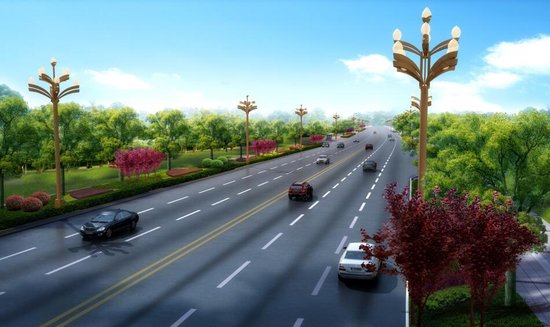 双向6车道 泸州城西滨江路示范段即将完工图片