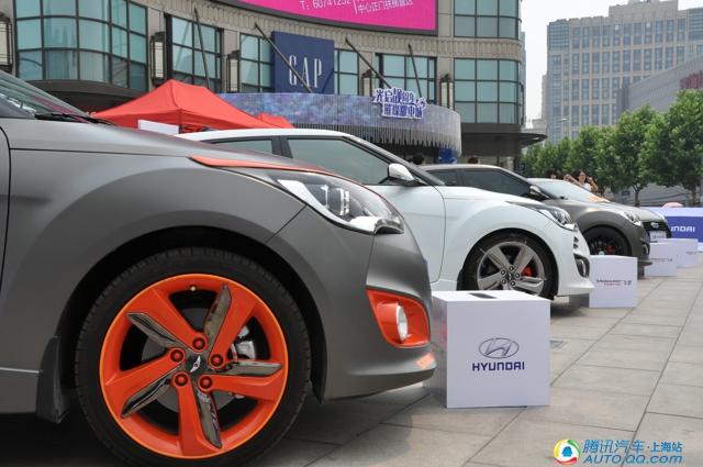 2014年6月15日至16日,现代veloster飞思 最爱"装"酷改装车票高清图片