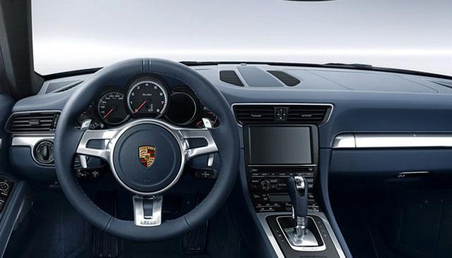 保时捷改款911 Turbo内饰谍照 配新方向盘_汽车厦门站_腾讯网