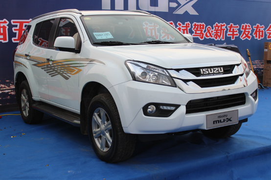 大丈夫当如是 江西五十铃mu-X郑州上市