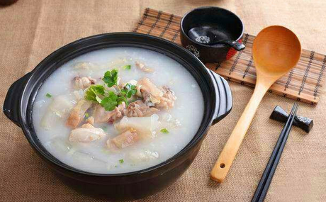 宝宝的补锌美食：排骨稀饭