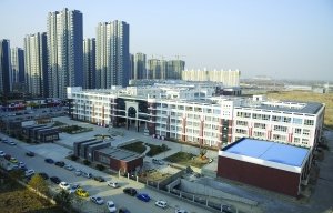 保定朝阳大街北延初具雏形 北部新城配套渐完