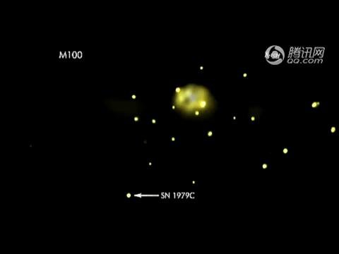 动画展示黑洞在SN 1979C星系中形成过程