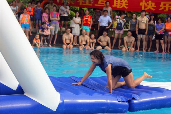 中安止泊园水上冲关 团建好去处 不收钱还送你