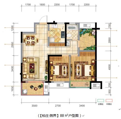 【柏庄跨界】88-120㎡景观高层新品全城热销