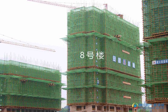 和顺名都城7月工程进度 多栋楼已建至25层 施工加快