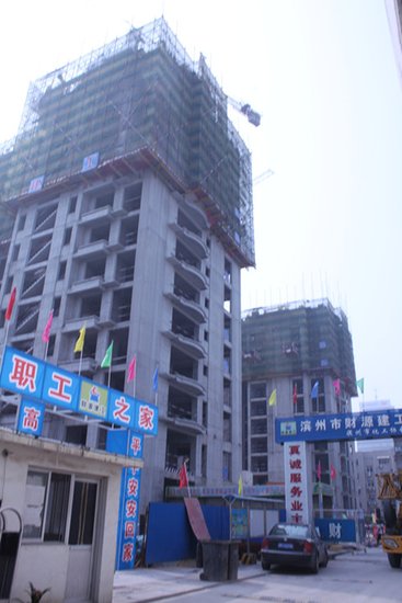聚福苑:施工有条不紊 认筹火热进行