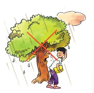 防雷电安全常识