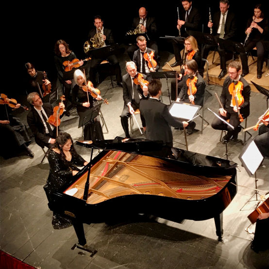 意大利时间2019年1月27日晚,国际钢琴演奏家