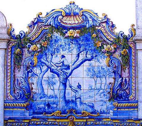 葡萄牙瓷砖彩绘 与蛋挞齐名的国家象征