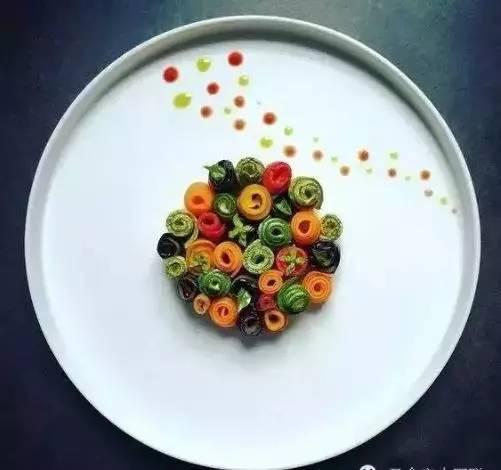 大厨用厨余做出盘饰,简直不能更美!