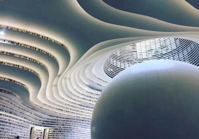 天津中国最美图书馆成了网红店