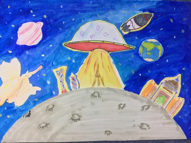"科幻空间美术之星"青少年科幻画征集大赛优秀作品展示(四)