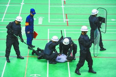 安保技能运动会举行