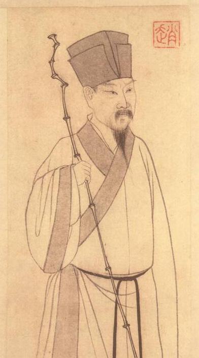 散首披发,裸袒箕踞图片