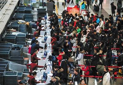 机场春运:T3行李输送设备总长相当于四环路