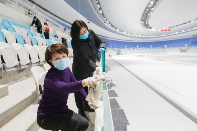 迎接冬奥冰上测试活动 “冰丝带”进入“备考”状态