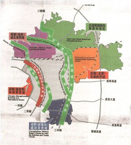 成都北湖片区规划图_成都北湖改造最新消息