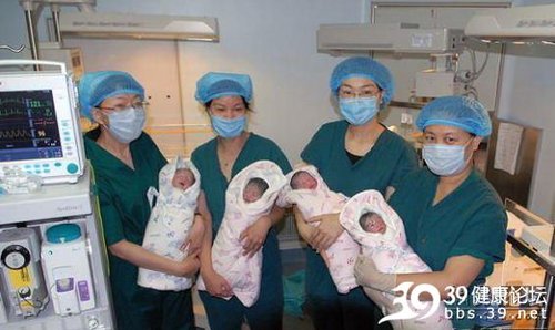 实拍剖腹产四胞胎全过程