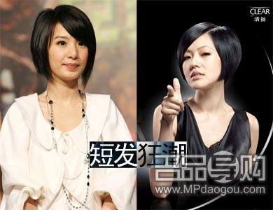 或者小s在清扬洗发水广告中那头飘曳的短发造型