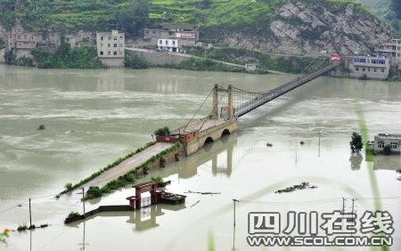 雅安汉源新城还在修建 老城蓄水预演(图)_新