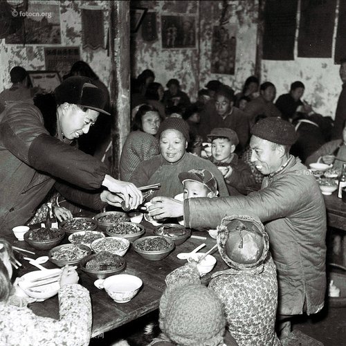 1959年燕子矶公社食堂年夜饭 大锅饭 带我们追溯那时的历史