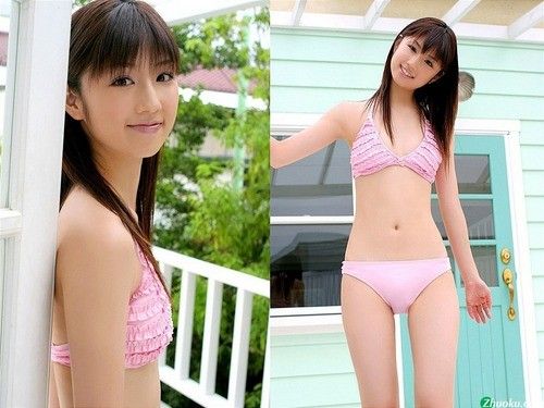 清新可人 <em>小仓优子比基尼</em>写真壁纸(续)_家电数