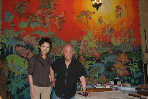 画家黄永玉追忆故人 自称是晚上八九点钟的月