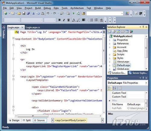 VS 2010 和 .NET 4.0之代码优化的Web开发Pr