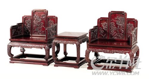 坎坎伐檀兮 红木家具明式官帽椅图赏_家居美