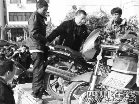 广元3男子多次盗窃摩托车 曾租仓库放赃物