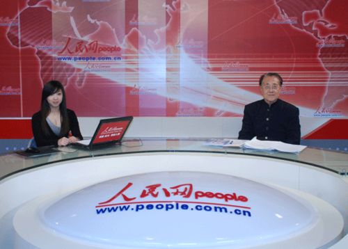 组图:原澳门中联办副主任宗光耀做客人民网_新