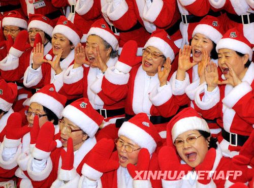 韩国:圣诞老人志愿者将参与慈善活动_新闻滚动