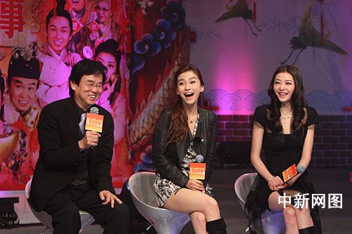  熊黛林 与嫩模争靓 羞称郭富城不似古天乐般难