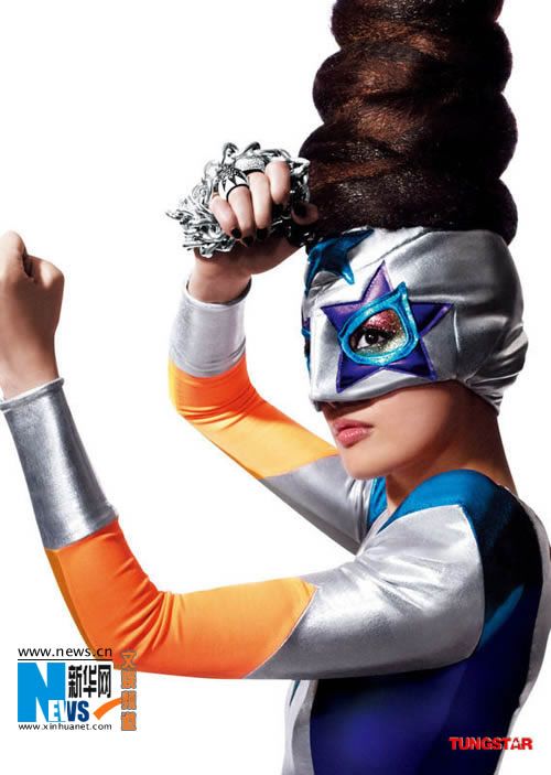容祖儿新专辑造型曝光 百变歌姬演绎摔跤手图