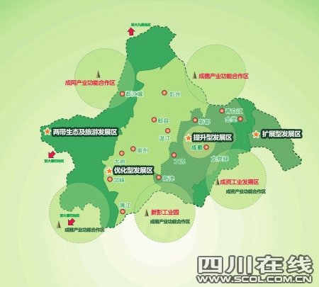 成都田园城市规划出炉四功能区显山露水_热