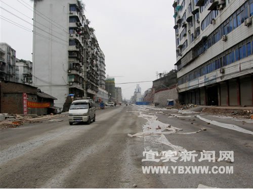 长江大道西段工程预计4月底全面完工连通东区