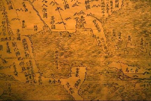 400年前利玛窦绘制古地图:中国为世界中心图