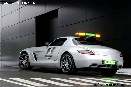 梅赛德斯奔驰全新SLS AMG F1安全车发布_改