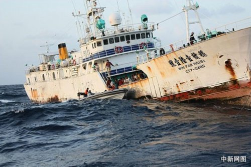 台湾曾遭海盗劫持船长与大陆护航舰长兄弟相称