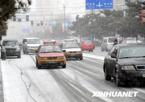 吉林省出现大范围降雪天气