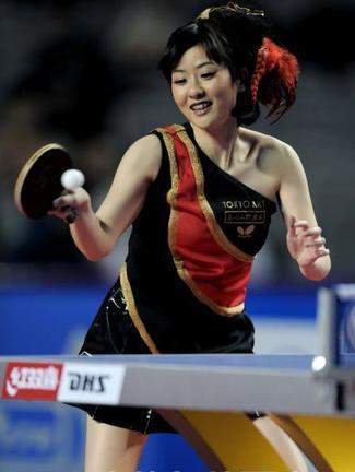 日本乒乓第一美女艳惊赛场