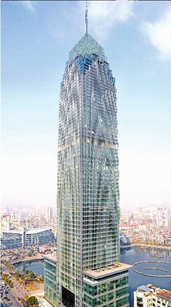 325米 华中第一金融高楼民生银行大厦7月底投